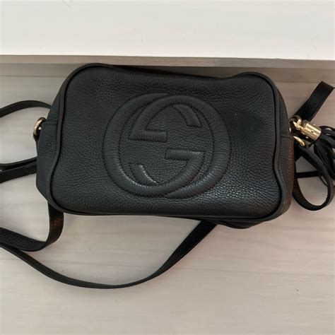 gg disco bag gucci black|preloved gucci soho disco bag.